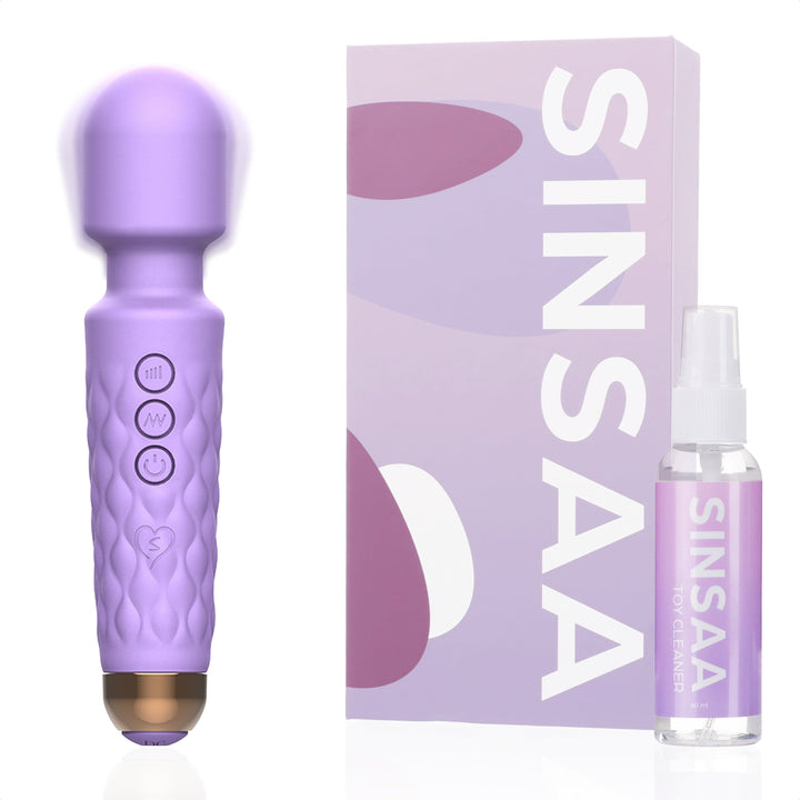 Sinsaa Wandvibrator Noëlle Paars Massager Sextoy Oplaadbare toy Stille Waterdicht