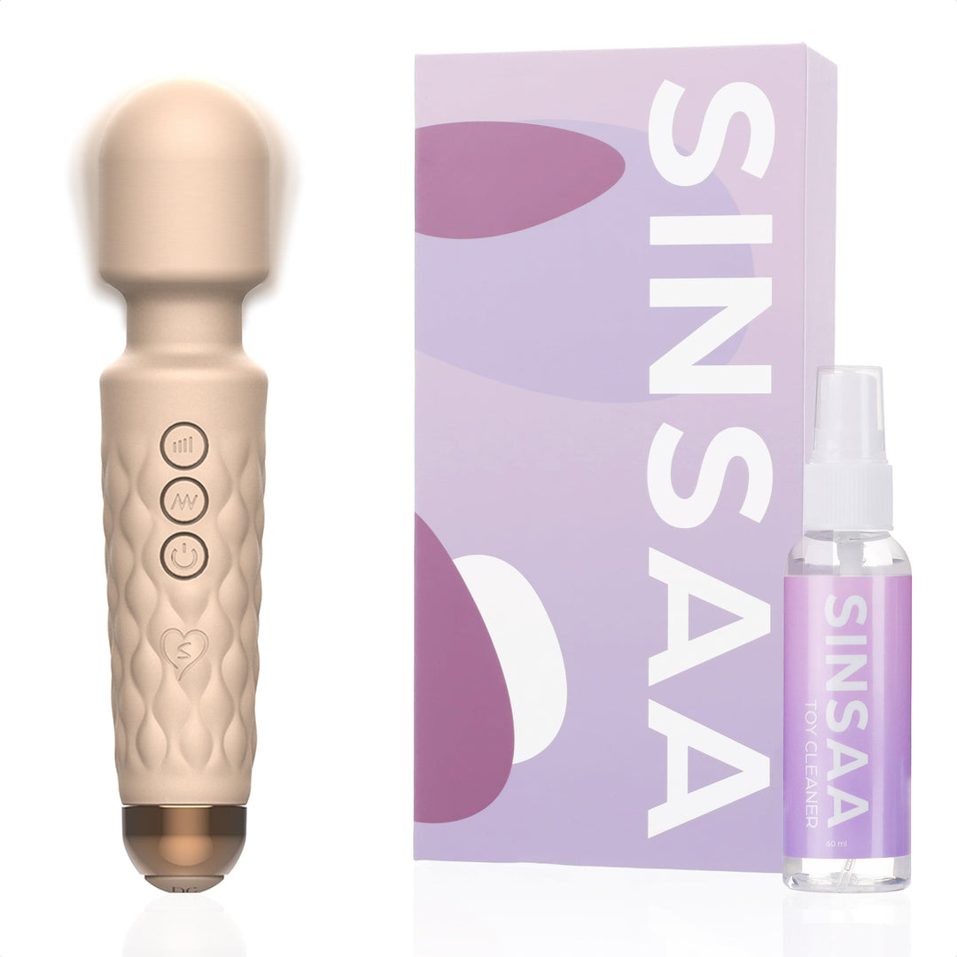 Sinsaa Wandvibrator Noëlle Crème Massager Sextoy Oplaadbare toy Stille Waterdicht