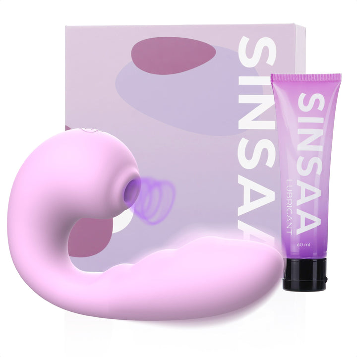 Sinsaa Luchtdruk vibrator Mila Roze Massager Sextoy Oplaadbare toy Stille Waterdicht