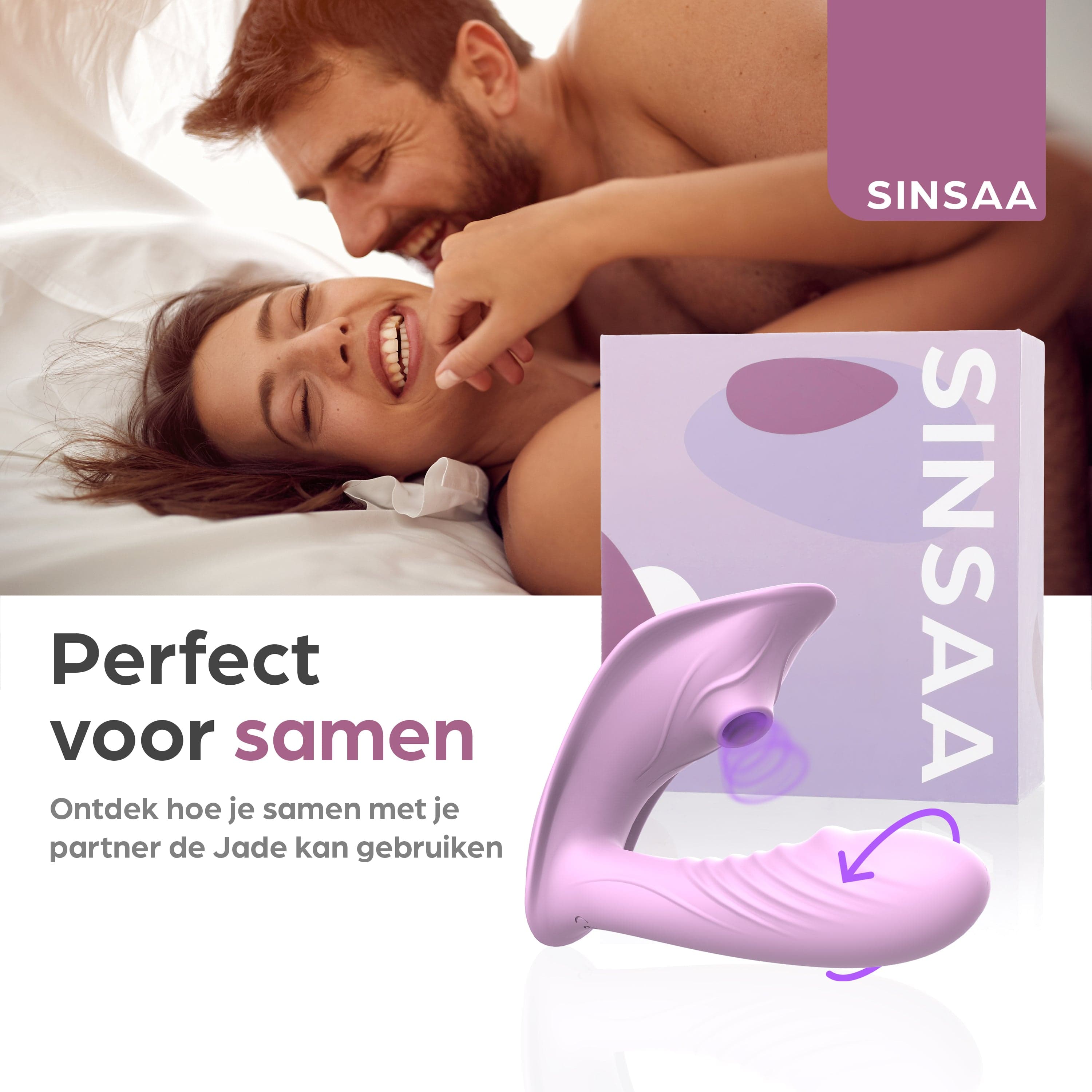 Sinsaa Luchtdruk vibrator Jade Roze Massager Sextoy Oplaadbare toy Stille Waterdicht