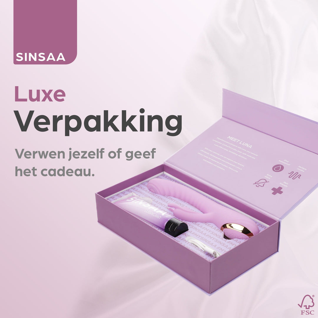 Sinsaa Tarzan Vibrator Luna Roze Massager Sextoy Oplaadbare toy Stille Waterdicht
