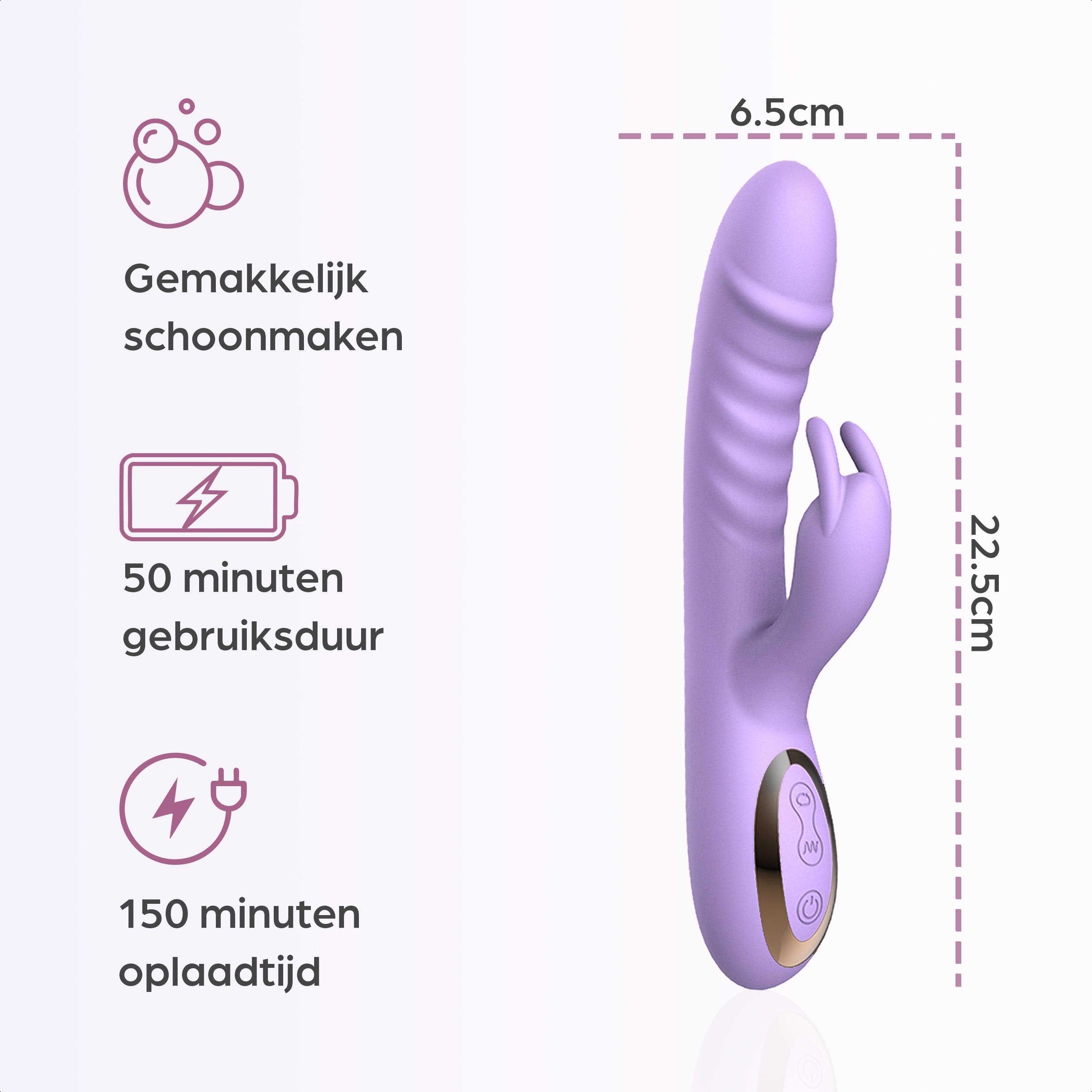 Sinsaa Tarzan Vibrator Liv Paars Massager Sextoy Oplaadbare toy Stille Waterdicht