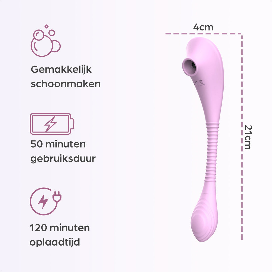 Sinsaa Luchtdruk vibrators Luchtdruk Vibrator Ivy Massager Sextoy Oplaadbare toy Stille Waterdicht