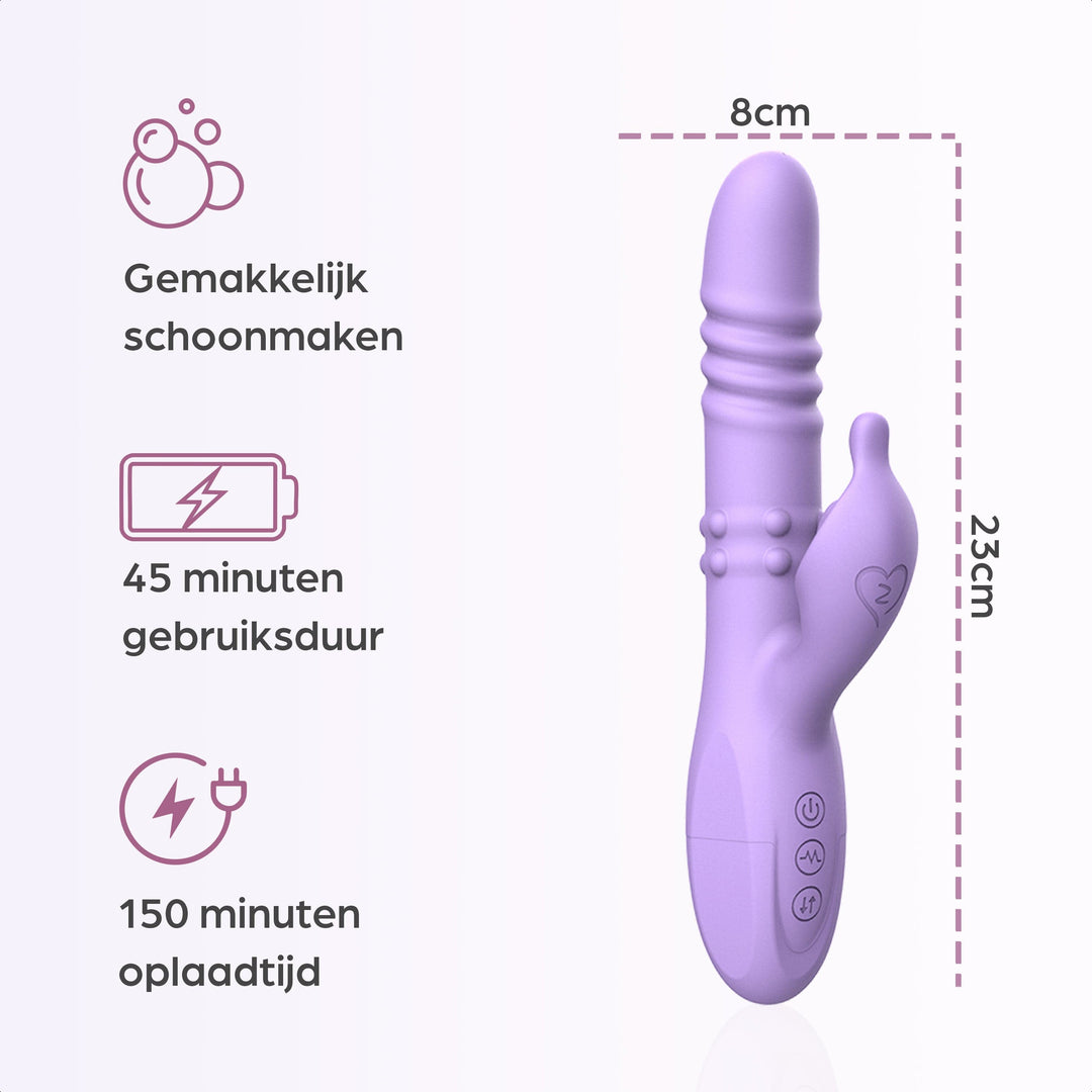 Sinsaa Pulserende Vibrator Nova Paars Massager Sextoy Oplaadbare toy Stille Waterdicht