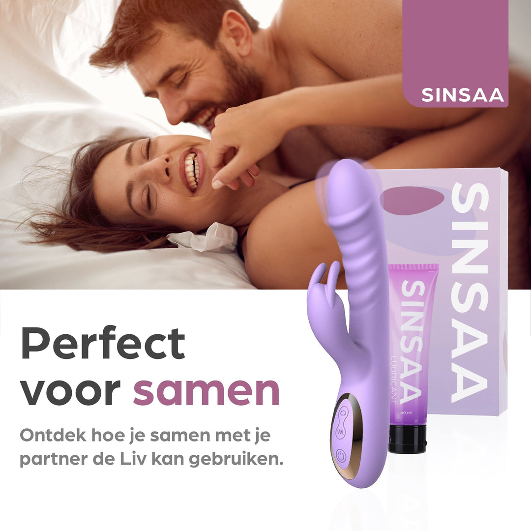 Sinsaa Tarzan Vibrator Liv Paars Massager Sextoy Oplaadbare toy Stille Waterdicht