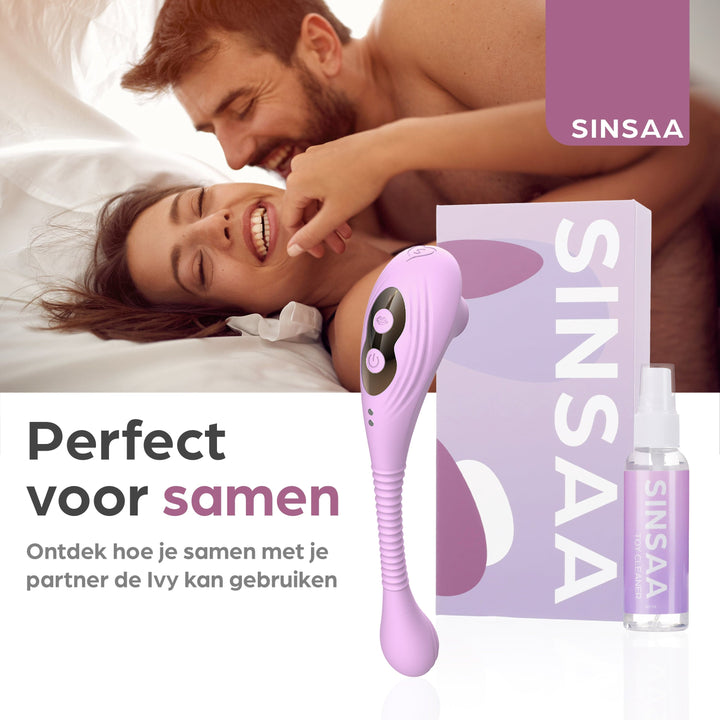 Sinsaa Luchtdruk vibrators Luchtdruk Vibrator Ivy Massager Sextoy Oplaadbare toy Stille Waterdicht