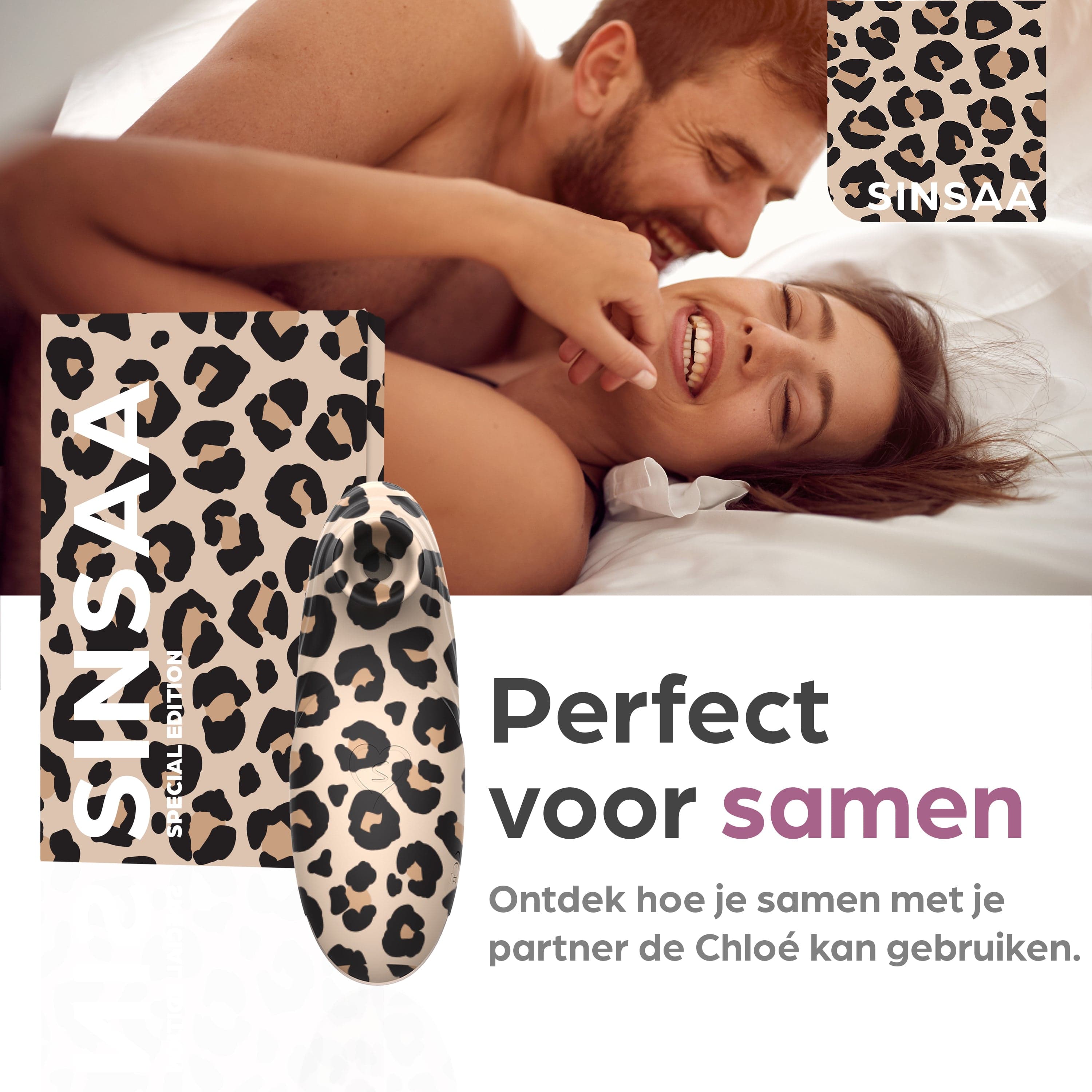 Sinsaa Special Edition Panter Chloé Massager Sextoy Oplaadbare toy Stille Waterdicht