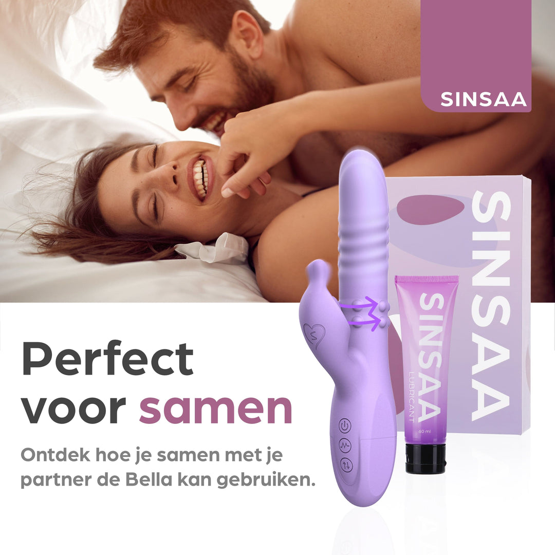 Sinsaa Pulserende Vibrator Nova Paars Massager Sextoy Oplaadbare toy Stille Waterdicht