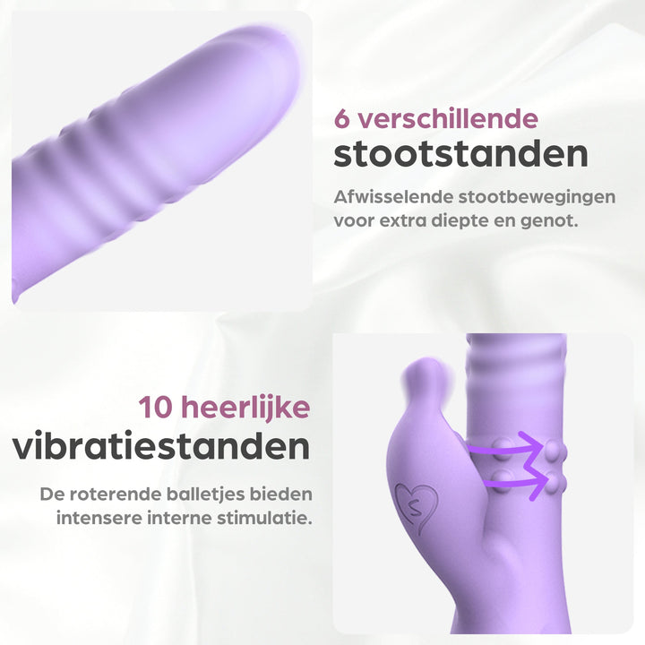 Sinsaa Pulserende Vibrator Nova Paars Massager Sextoy Oplaadbare toy Stille Waterdicht