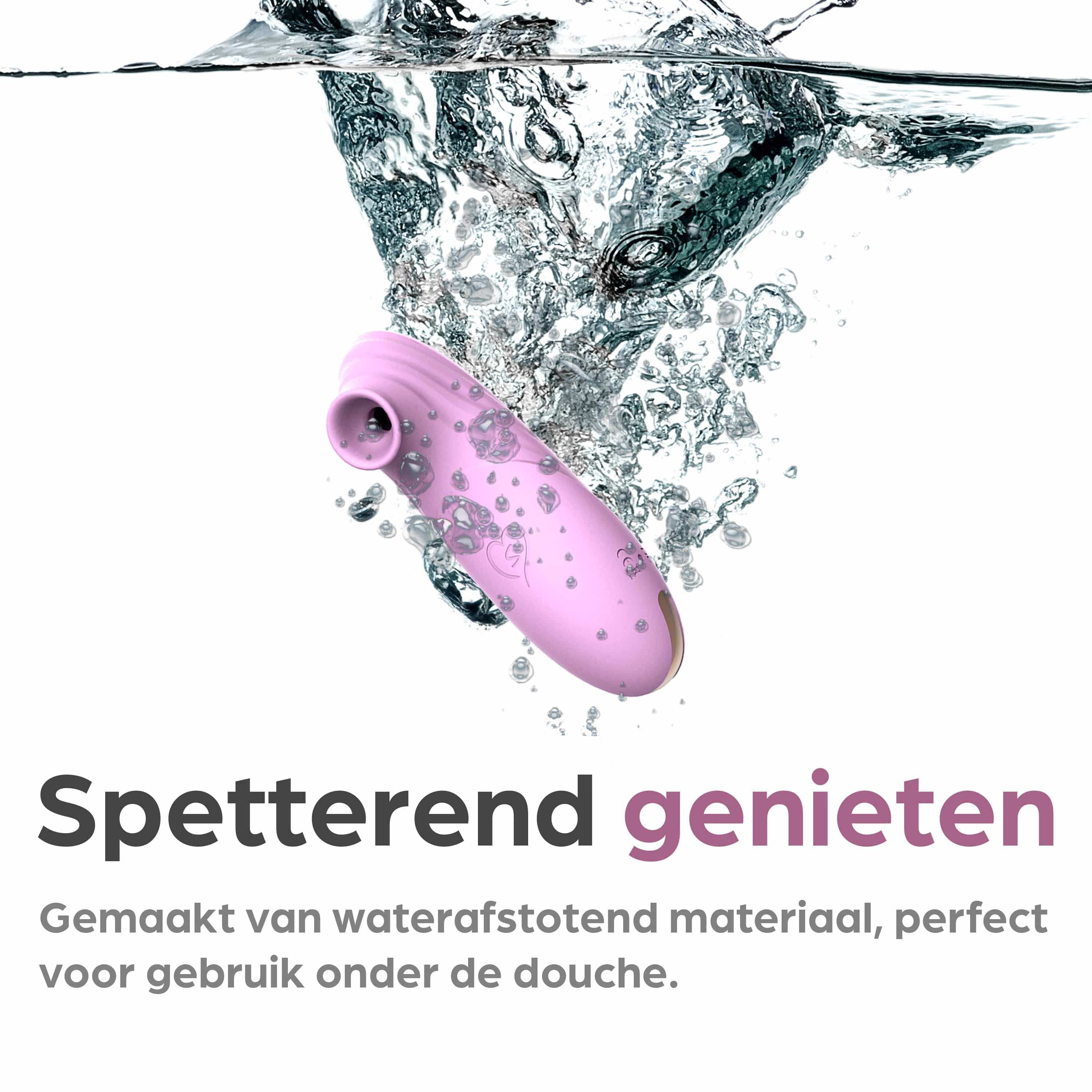 Sinsaa Luchtdruk vibrator Chloé Roze Massager Sextoy Oplaadbare toy Stille Waterdicht