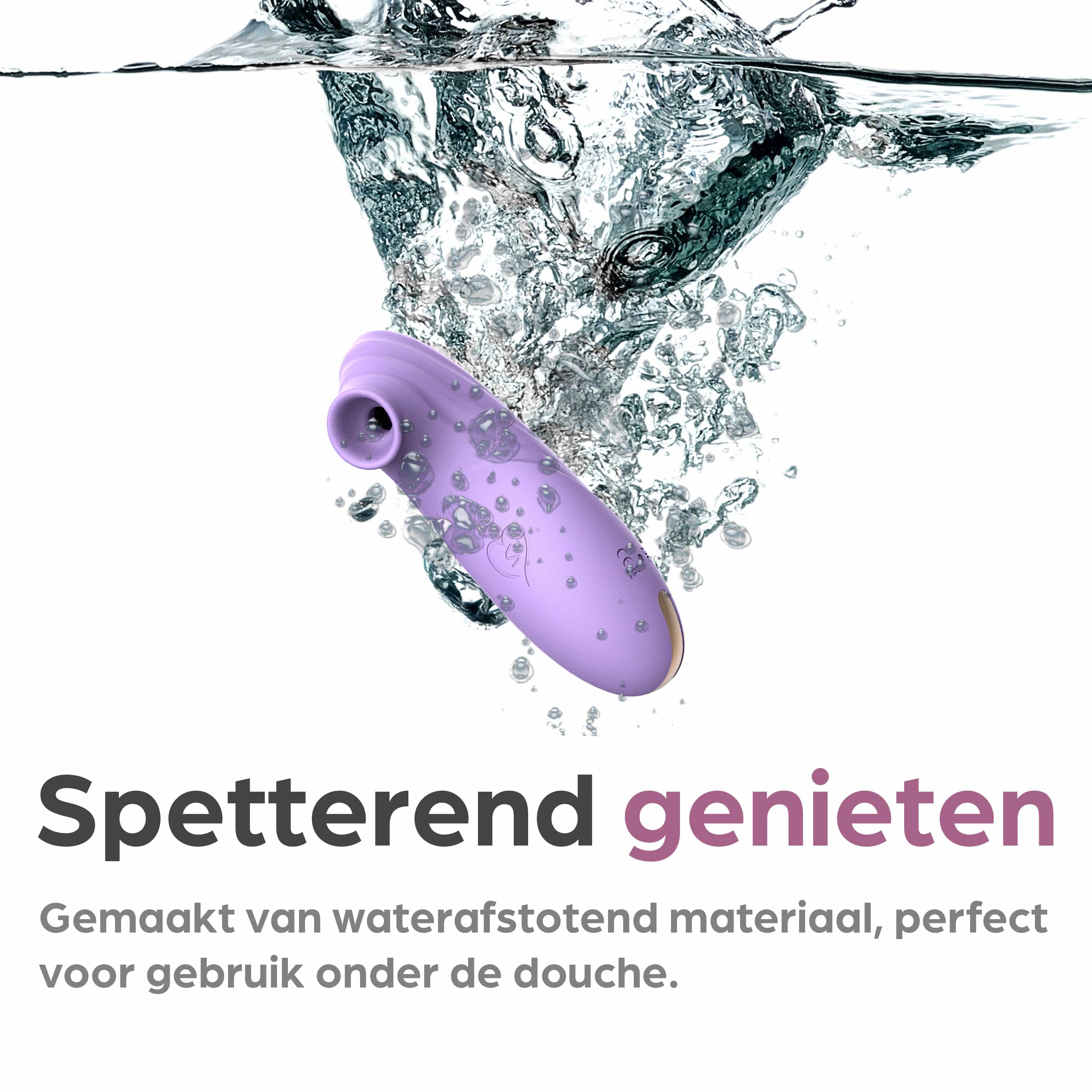 Sinsaa Luchtdruk vibrator Chloé Paars Massager Sextoy Oplaadbare toy Stille Waterdicht