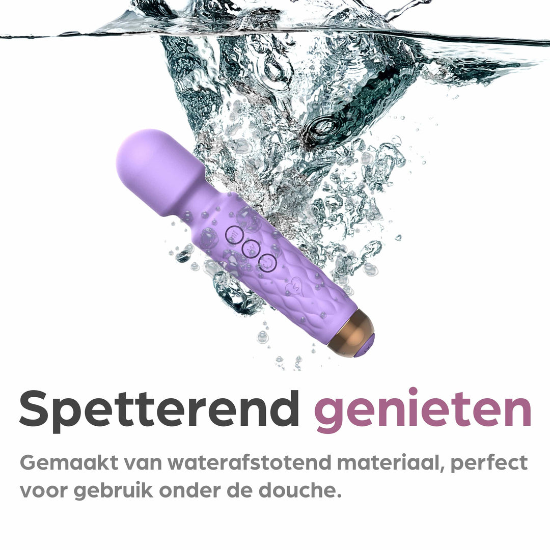 Sinsaa Wandvibrator Noëlle Paars Massager Sextoy Oplaadbare toy Stille Waterdicht