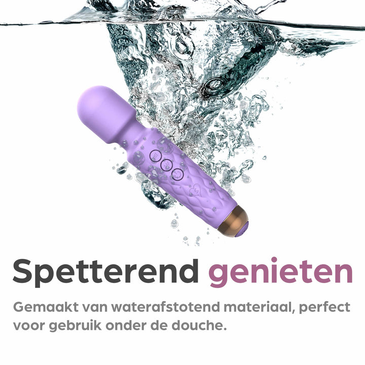 Sinsaa Wandvibrator Noëlle Paars Massager Sextoy Oplaadbare toy Stille Waterdicht