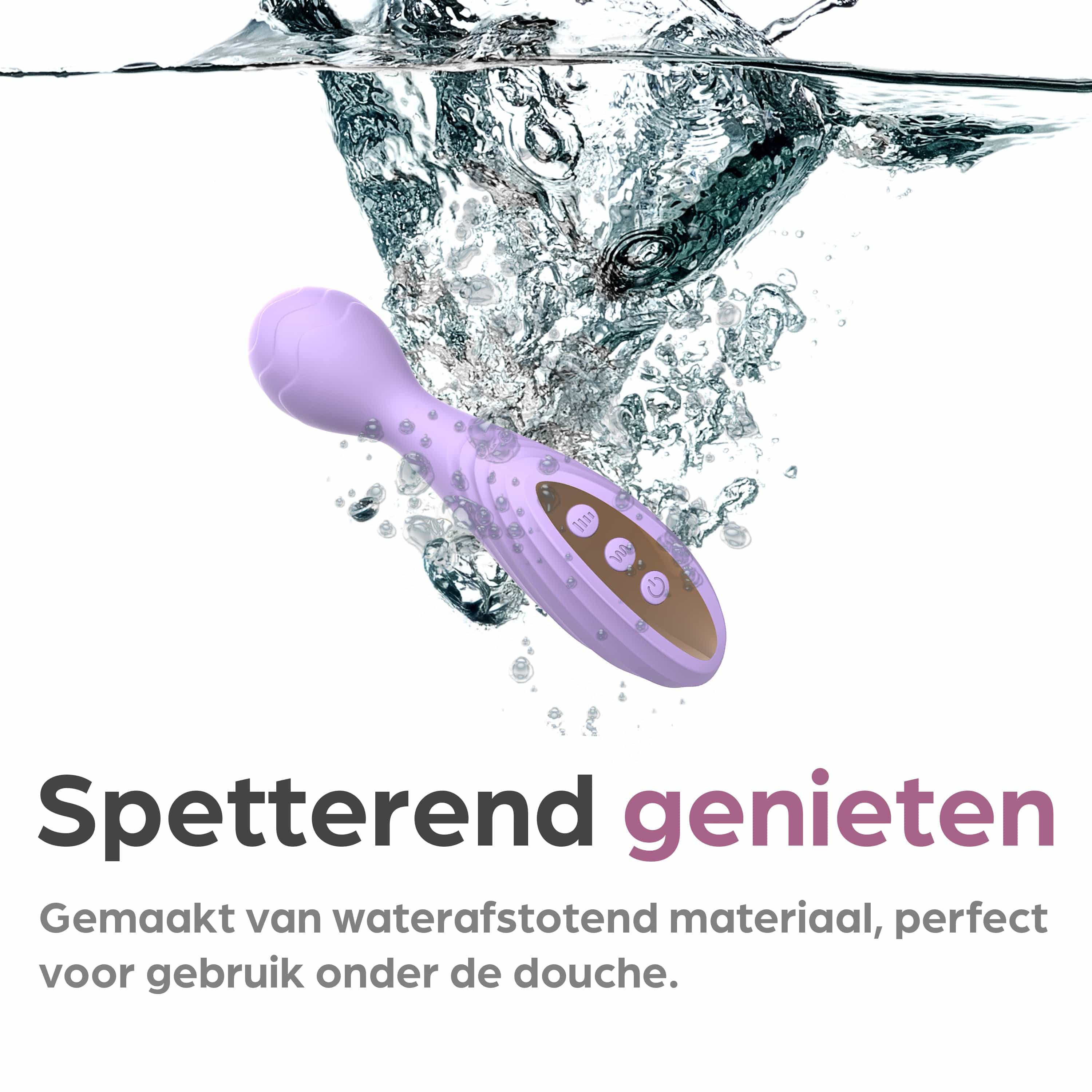 Sinsaa Wandvibrator Lily Paars Massager Sextoy Oplaadbare toy Stille Waterdicht