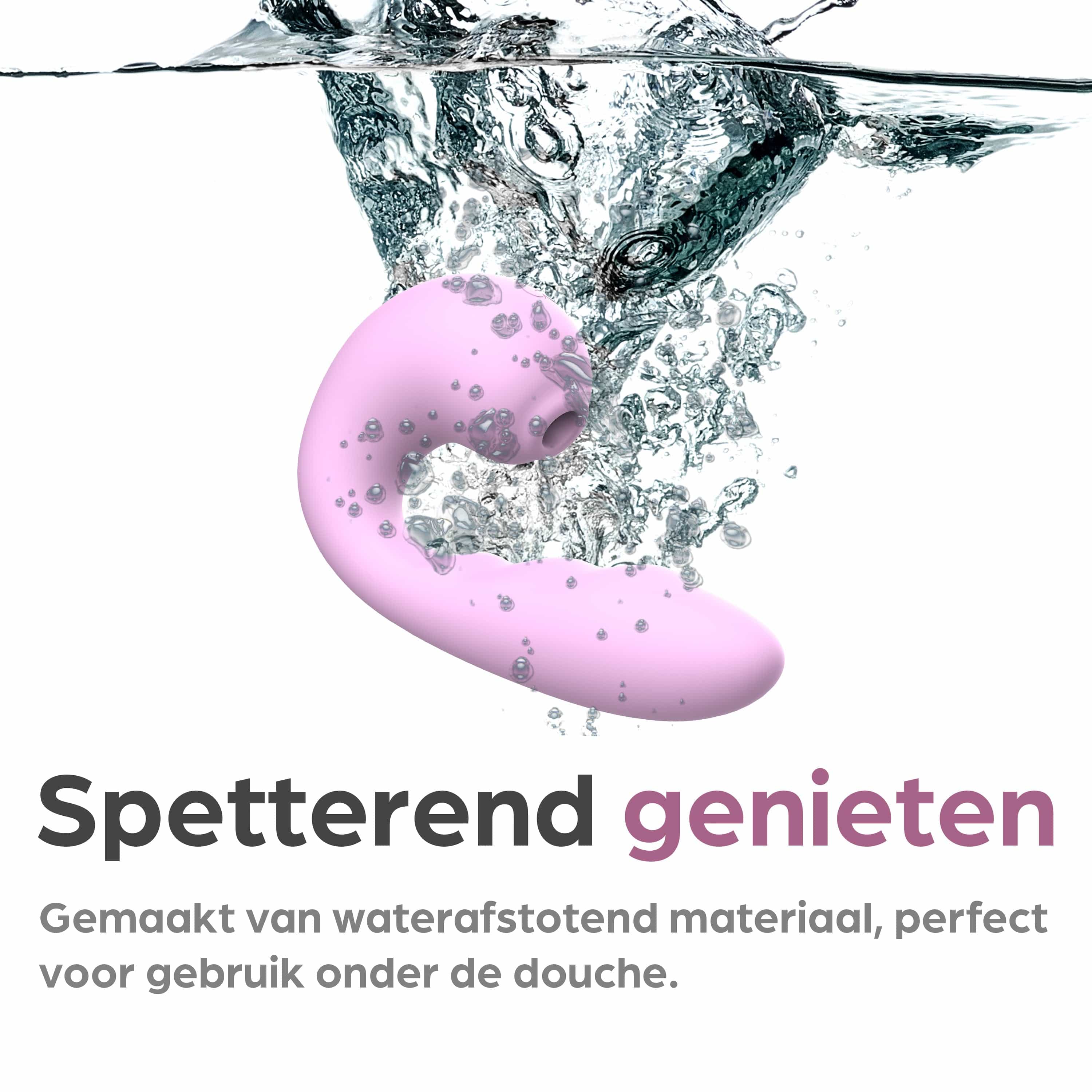 Sinsaa Luchtdruk vibrator Mila Roze Massager Sextoy Oplaadbare toy Stille Waterdicht