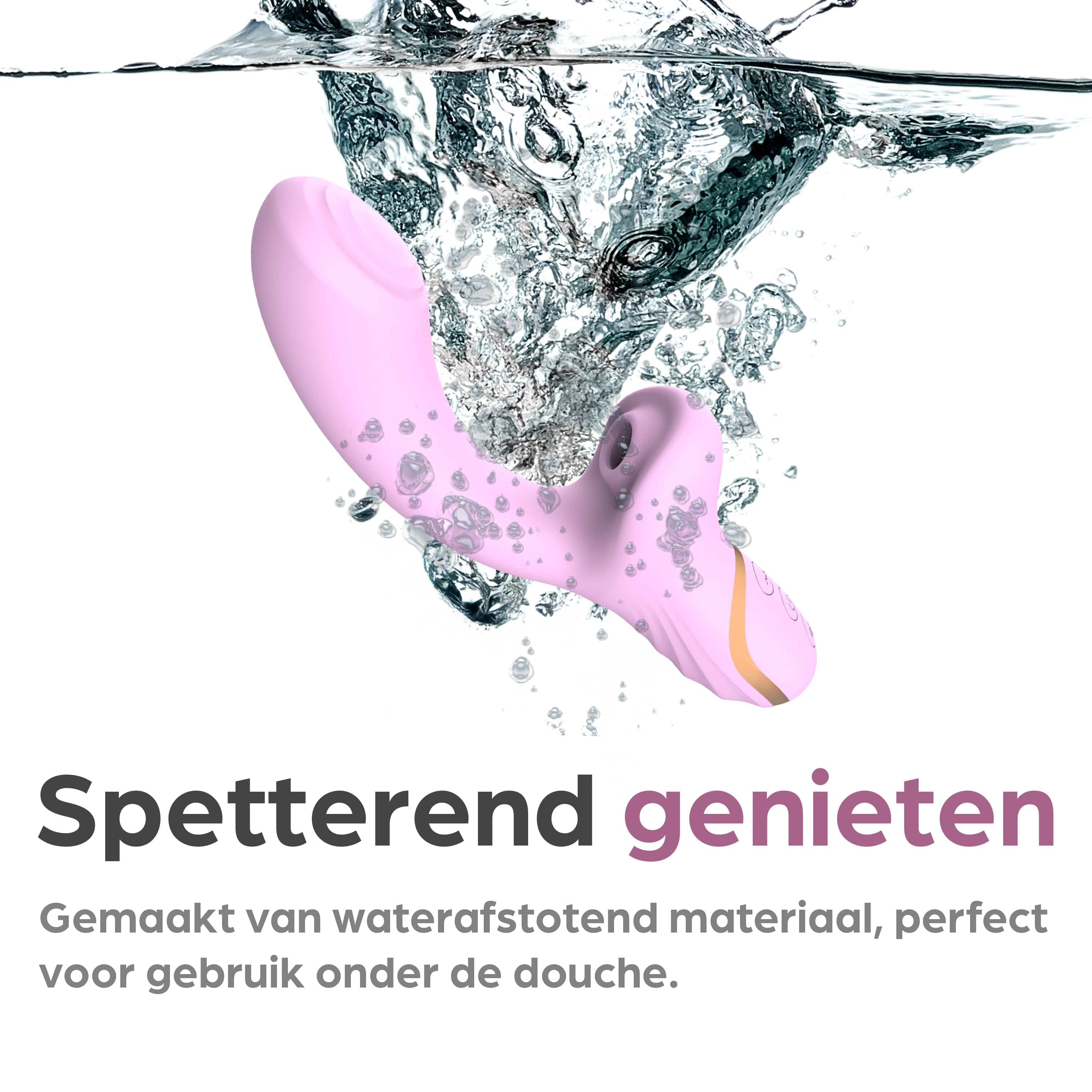 Sinsaa Luchtdruk Vibrator Bella Roze Massager Sextoy Oplaadbare toy Stille Waterdicht