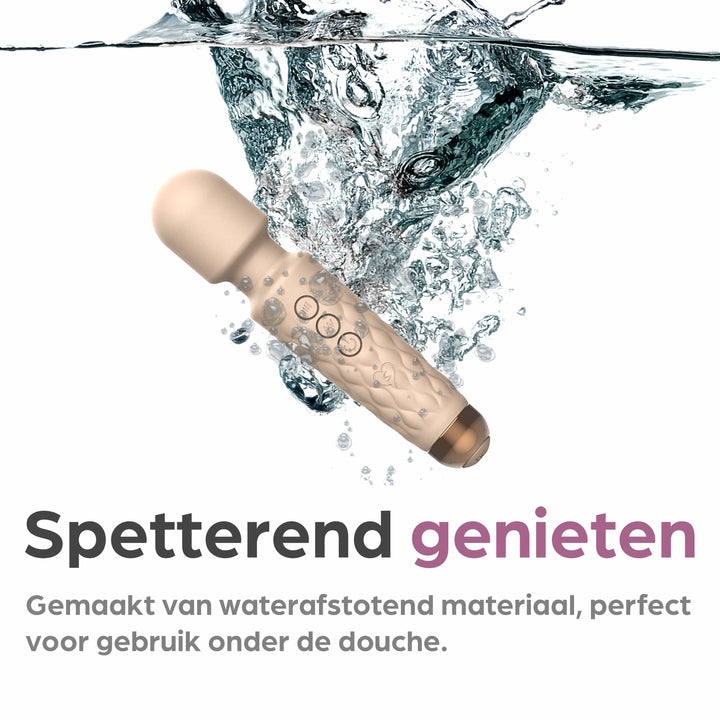 Sinsaa Wandvibrator Noëlle Crème Massager Sextoy Oplaadbare toy Stille Waterdicht