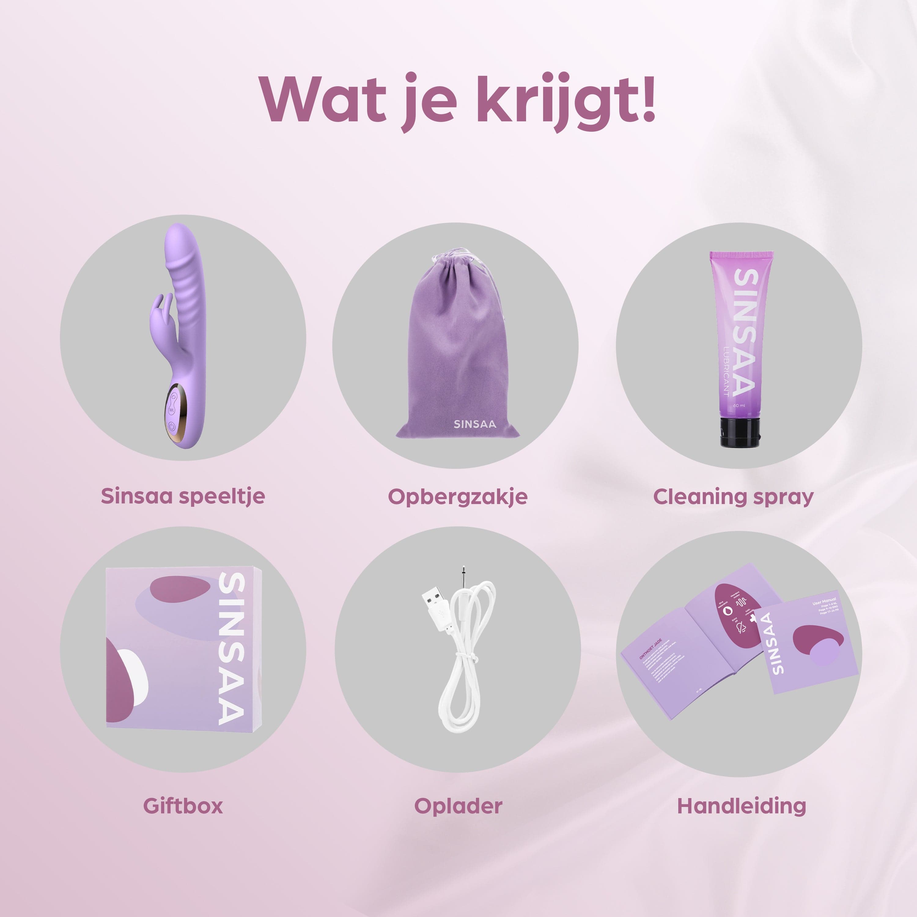 Sinsaa Tarzan Vibrator Liv Paars Massager Sextoy Oplaadbare toy Stille Waterdicht