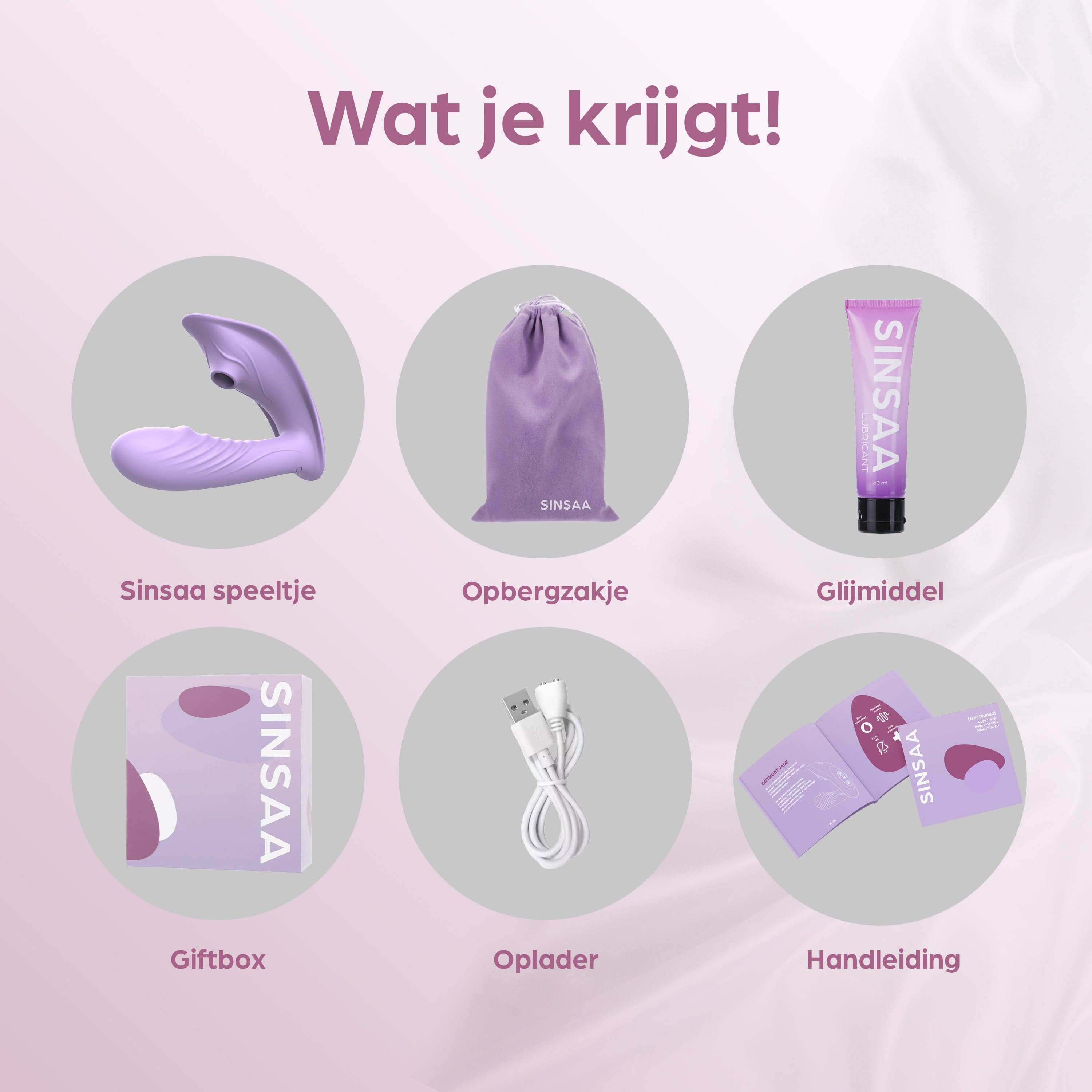 Sinsaa Luchtdruk vibrator Jade Paars Massager Sextoy Oplaadbare toy Stille Waterdicht