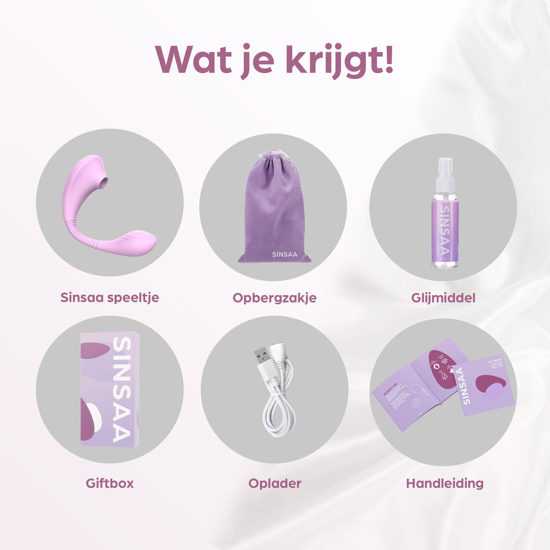 Sinsaa Luchtdruk vibrators Luchtdruk Vibrator Ivy Massager Sextoy Oplaadbare toy Stille Waterdicht