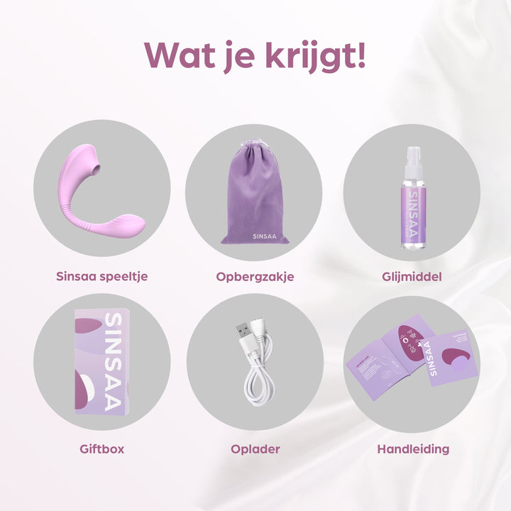 Sinsaa Luchtdruk vibrators Luchtdruk Vibrator Ivy Massager Sextoy Oplaadbare toy Stille Waterdicht
