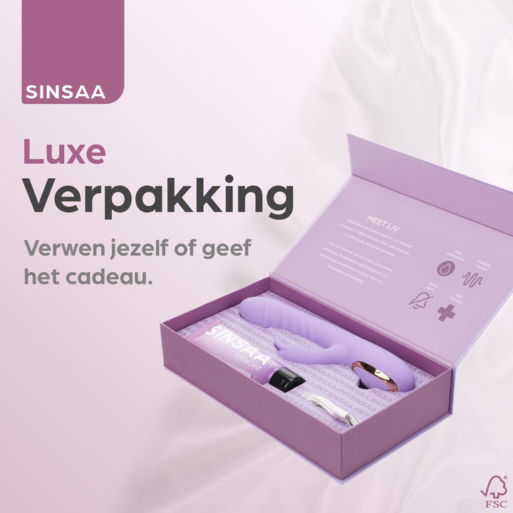 Sinsaa Tarzan Vibrator Liv Paars Massager Sextoy Oplaadbare toy Stille Waterdicht