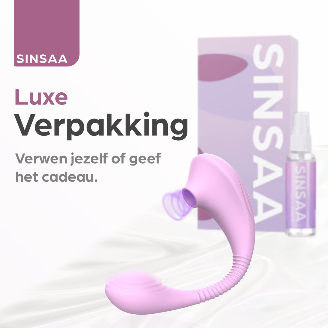 Sinsaa Luchtdruk vibrators Luchtdruk Vibrator Ivy Massager Sextoy Oplaadbare toy Stille Waterdicht