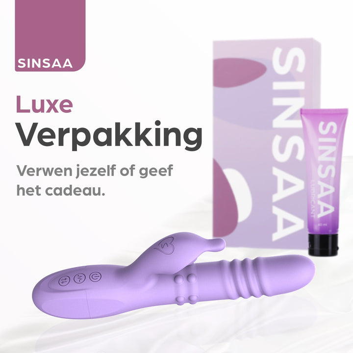 Sinsaa Pulserende Vibrator Nova Paars Massager Sextoy Oplaadbare toy Stille Waterdicht