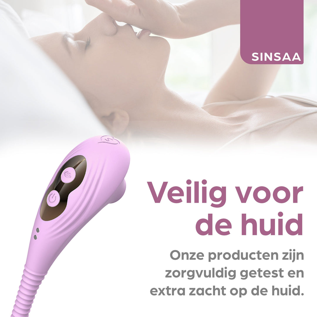 Sinsaa Luchtdruk vibrators Luchtdruk Vibrator Ivy Massager Sextoy Oplaadbare toy Stille Waterdicht